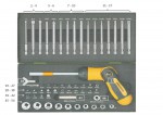 Proxxon 23104 54-piece Screwdriver Bit Set with Foldable Ratchet-screwdriver Spare Parts